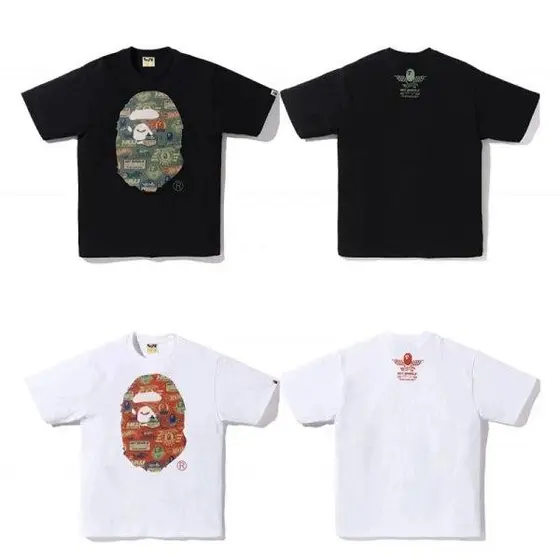 Bape highstreetfashionshortsleeve