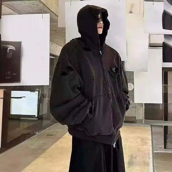 ZipperSweatshirtKorean-styleHoodieCoat