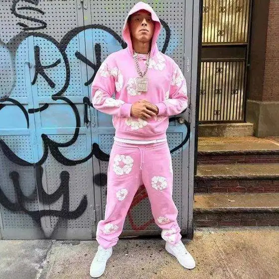 Denim Tears Cotton Wreath Tracksuit Hoodie
