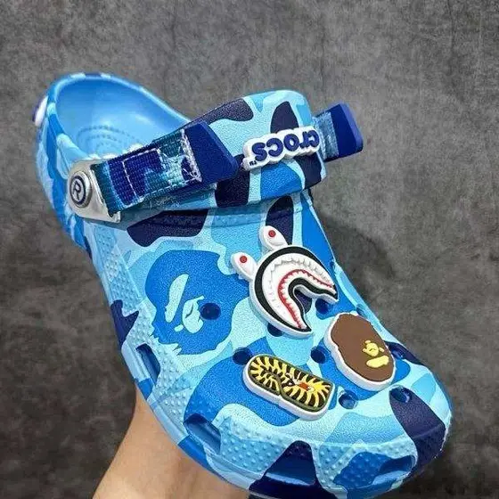 Crocs x Bape Shoes Slides