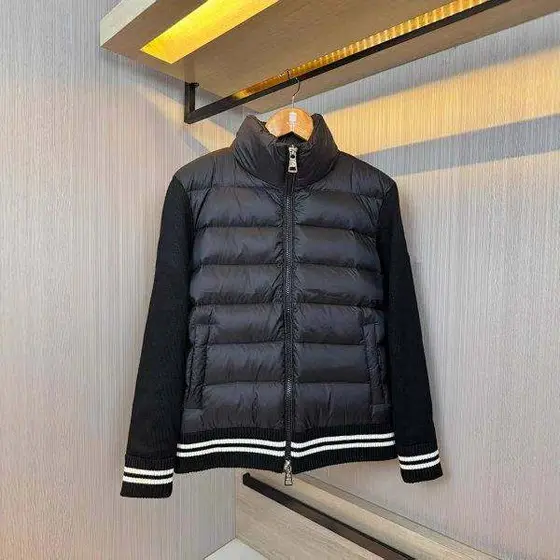 Moncler New Autumn and Winter Style Splicing Knitted Down Jacket, Fashionable an