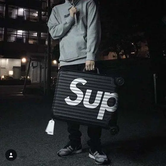 Supreme x RIMOWA Aluminum Luggage, Unisex Travel Suitcase