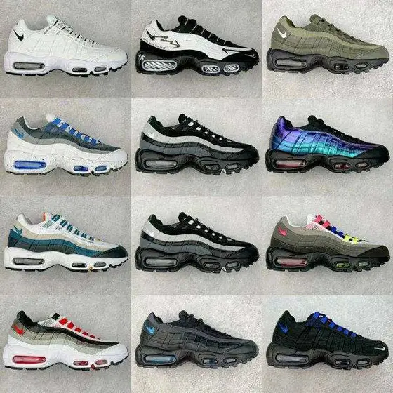 Nike Air Max 95 GS Women's Running Shoes, Non-slip Wear-resistant Breathable Air