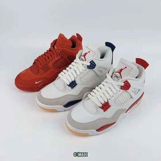 Nike Air Fight 89 White Red Men's Casual Retro Basketball Shoes 819665-100