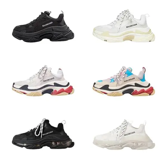 Balenciaga Triple‑S Shoes Dad Sneakers