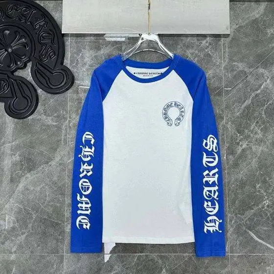 Chrome Hearts Horseshoe Logo Raglan Long Sleeve T-Shirt