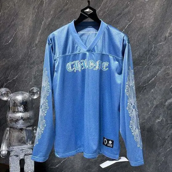 Chrome Hearts Long‑Sleeve Jersey Shirt T-shirt