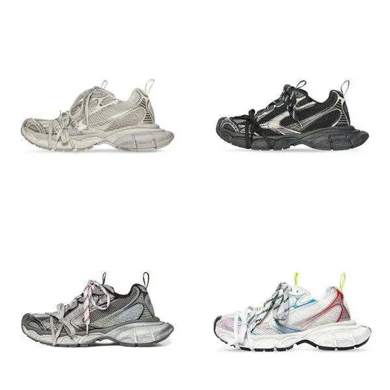 Balenciaga 3XL Distressed Mesh Shoes Sneakers