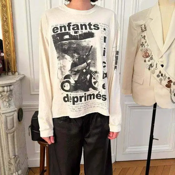 ERD Enfants Riches Deprimes Streetwear ong Sleeve Cotton Tee