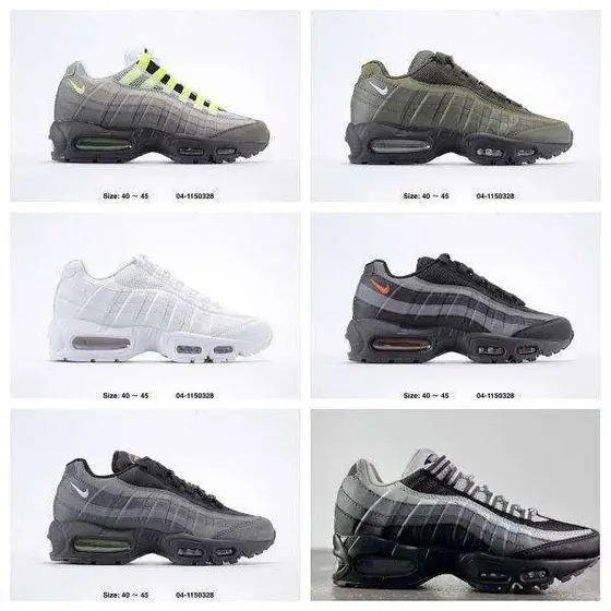 Nike Air Max 95 Big Bubble Non-Slip Wear-Resistant Walking Shoes