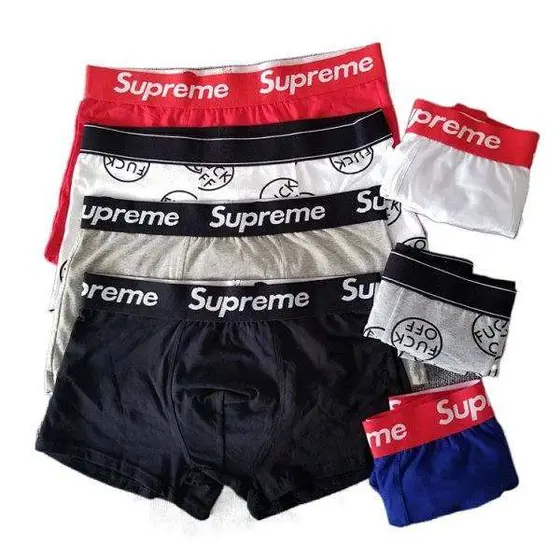 Supreme Men's Cotton Underwear, Fashion Boxer Briefs