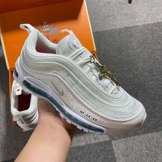 Nike Air Max 97 Jesus Shoes White Sneakers