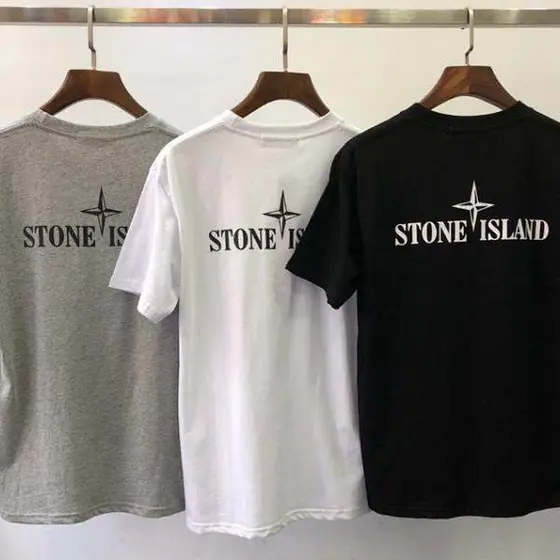 Stone Island Back Compass Logo T‑Shirt