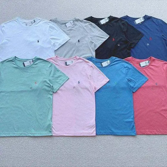 【DX19】UnisexEmbroideredT-shirtwithshortsleeveroundneck