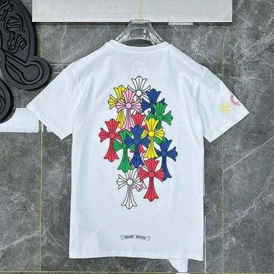 Chrome Hearts Multicolor Cross T-Shirt