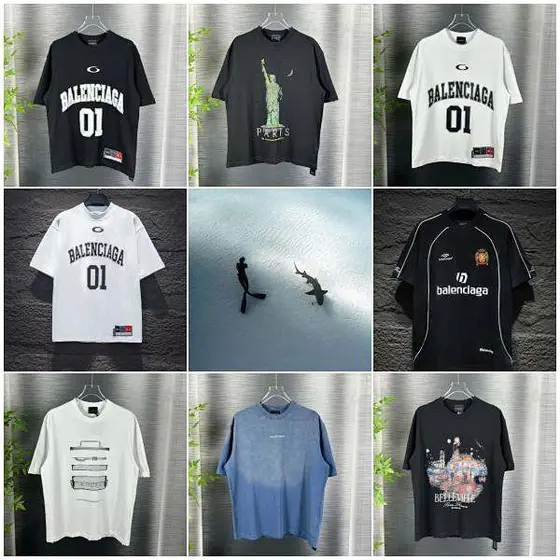 Balenciaga Vintage Printed T-shirt