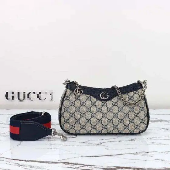 Big-name luxury goods original factory ancient Gucci presbyopia underarm handbag
