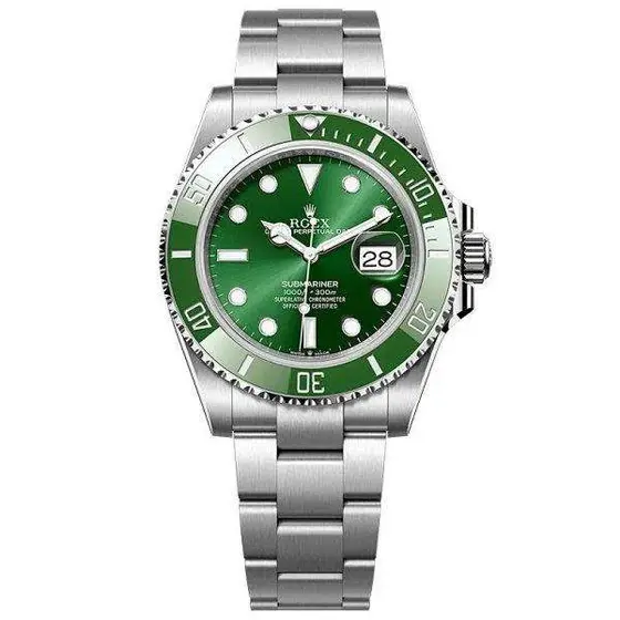 Swiss authentic Rolex Green Ghost Watch Men's automatic mechanical watch Waterpr