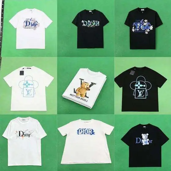 Dior LV Printed Cotton T-Shirt