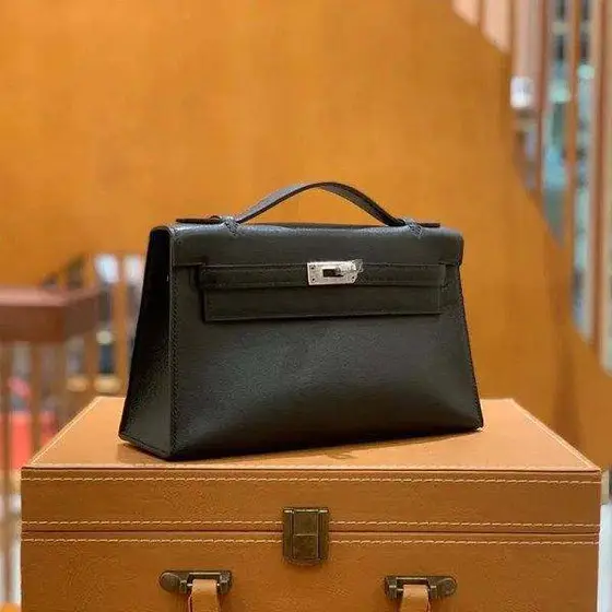 Hermes Hand-sewn French original swift leather mini Kelly generation Kelly leath