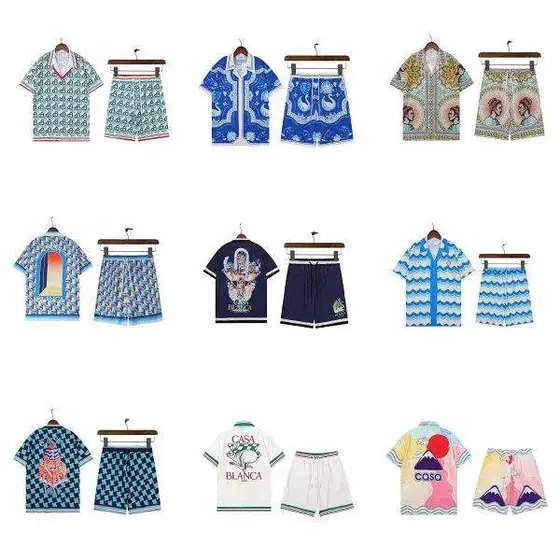 Casablanca Printed Shirt Short Set