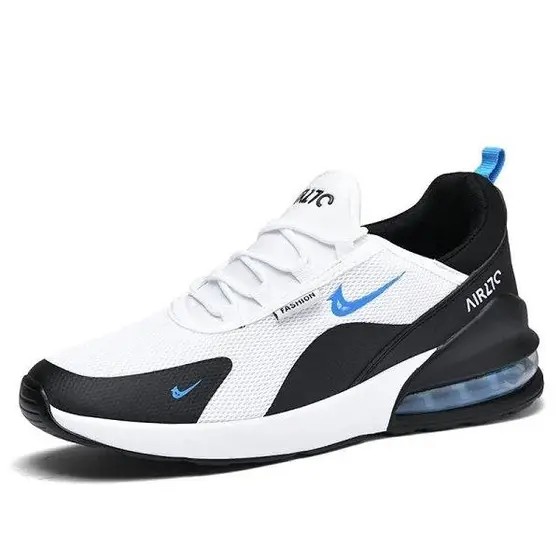 Nike Large Size Men's Shoes Summer Mesh Sneakers Air Cushion Shock Absorbing Run