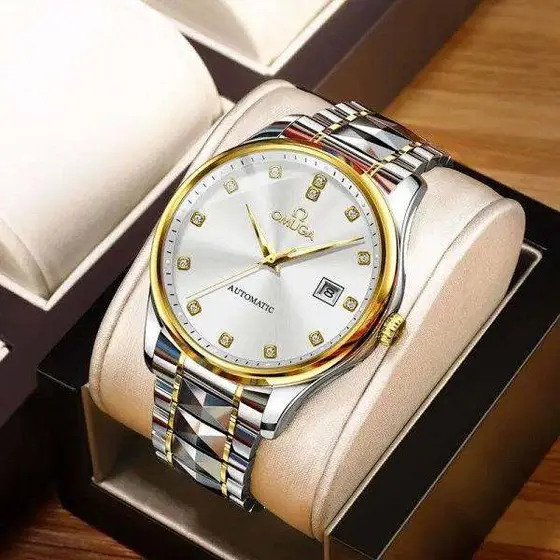 OMEGA automatic tungsten steel watches mechanical watches high-end explosions br