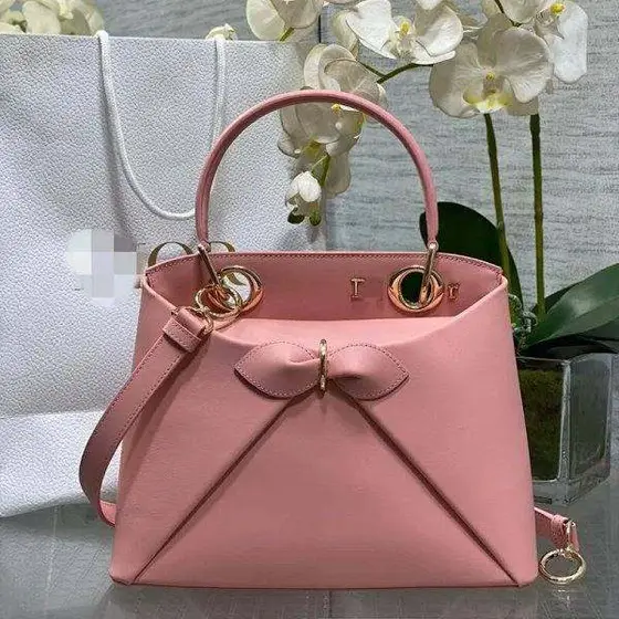 Dior large-capacity high-quality bow niche design advanced sense one-shoulder me