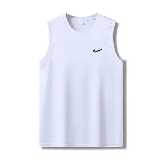 Nike White Sleeveless Sports Tank Top