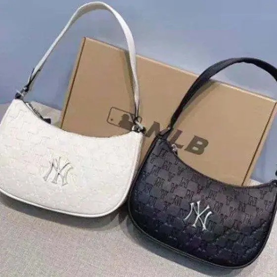 MLB NY Monogram Hobo Shoulder Bag