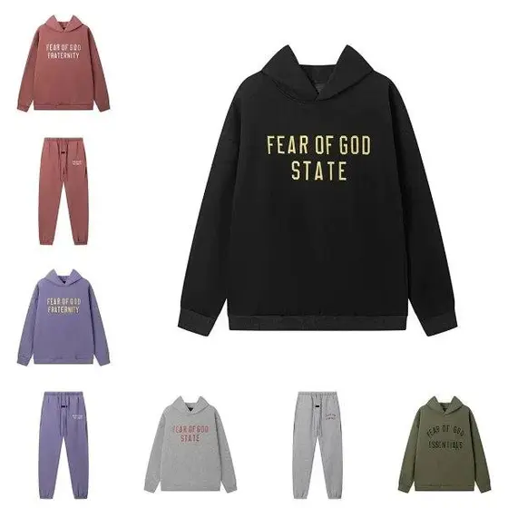 Essentials Hoodie Sweatpants Fear Of God Set Tracksuit