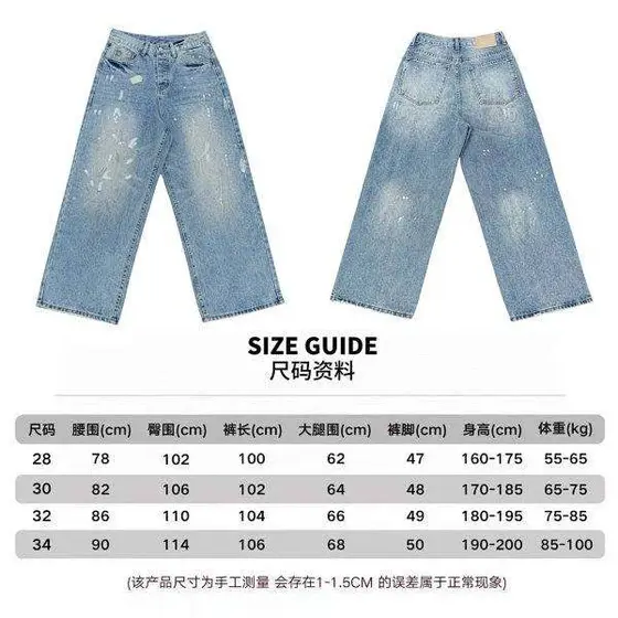 Paint Splatter Jeans Shorts