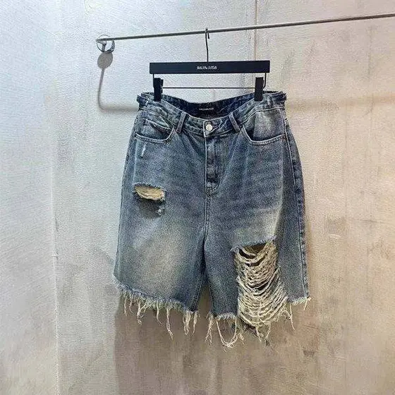 Balenciaga Denim Shorts
