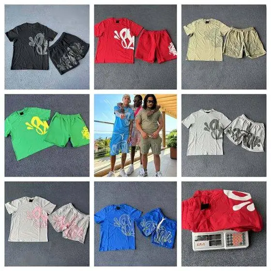 Syna World Graffiti Print Short Sleeve Tracksuit Set