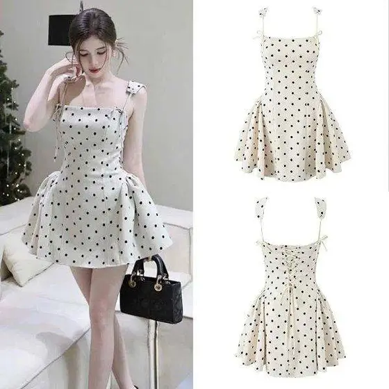 Polka Dot Mini Dress